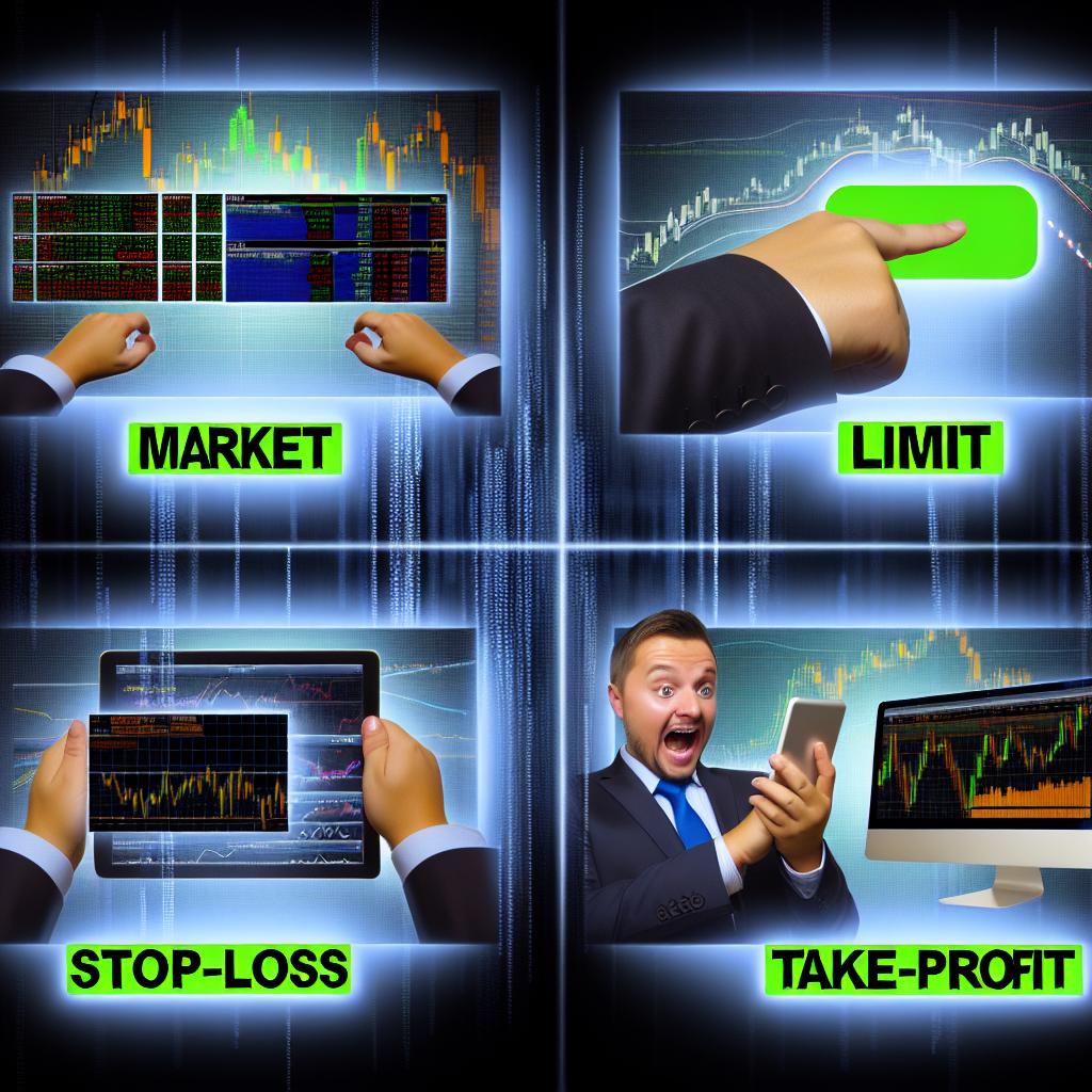 Types of Forex Orders: Market, Limit, Stop-Loss, and Take-Profit