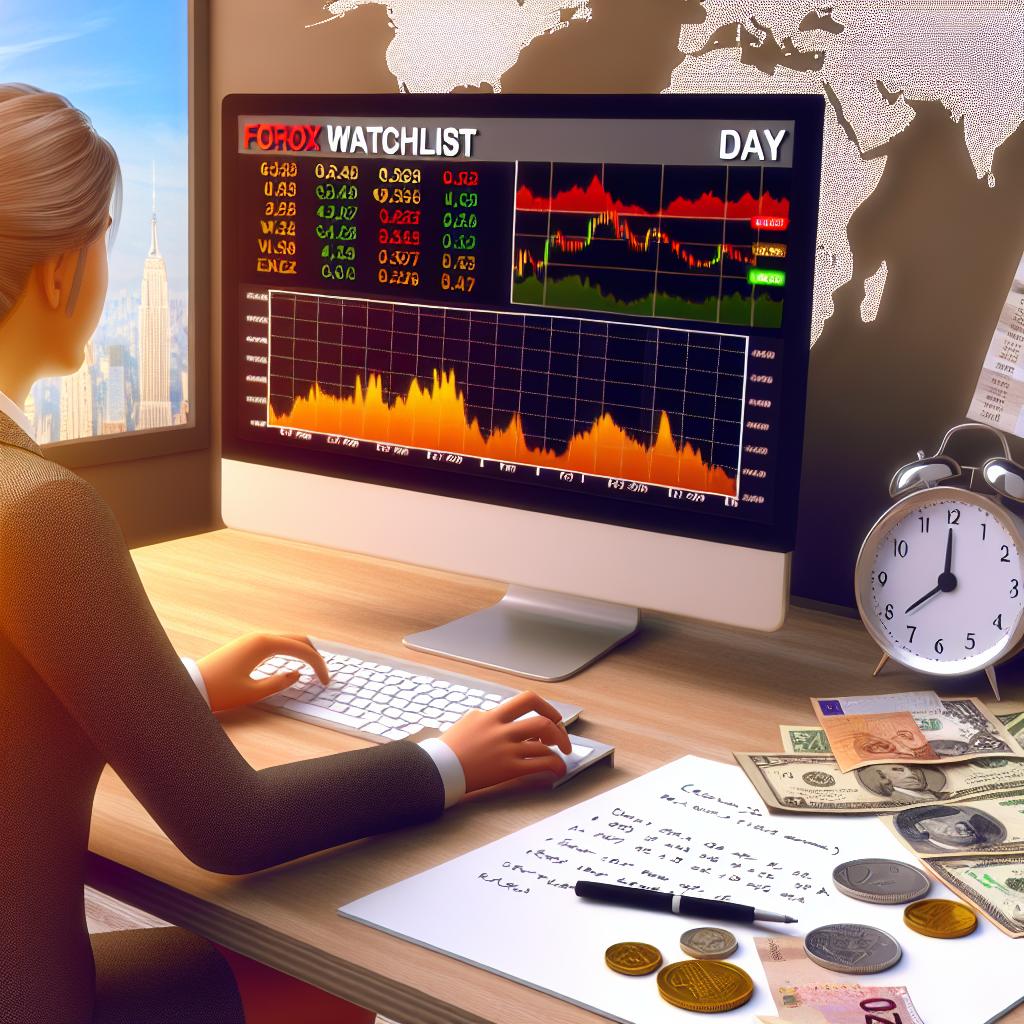 How to build a forex watchlist each day